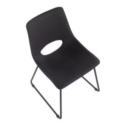 Set Of 2 Robbi Steel/Faux Leather Dining Chairs - LumiSource -Online Furniture Store GUEST bfacf92f 23ac 45a1 91b2 74748616dad5