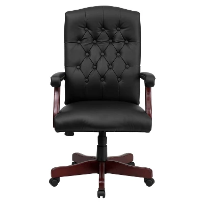Emma And Oliver Martha Washington Executive Swivel Office Chair With Arms 8 Emma And Oliver Martha Washington Executive Swivel Office Chair With Arms - Image 8