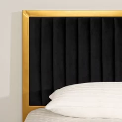 Queen Flam Upholstered Metal Bed - South Shore 20 Queen Flam Upholstered Metal Bed - South Shore -Online Furniture Store GUEST c1e0c773 a427 4b54 9515 8ab68feef783