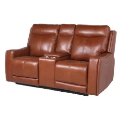 Natalia Power Loveseat Console Recliner Caramel Leather - Steve Silver Co. 18 Natalia Power Loveseat Console Recliner Caramel Leather - Steve Silver Co. -Online Furniture Store GUEST c325eed8 e4b5 4e01 a18b 37a7a1fd647f