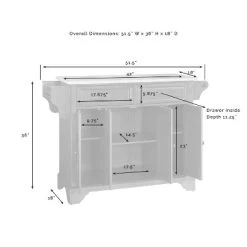 Lafayette Wood Top Full Size Kitchen Island/Cart Cherry/Natural - Crosley 17 Lafayette Wood Top Full Size Kitchen Island/Cart Cherry/Natural - Crosley -Online Furniture Store GUEST c3c56b87 b7ce 4a52 8d63 7039e5a81b61
