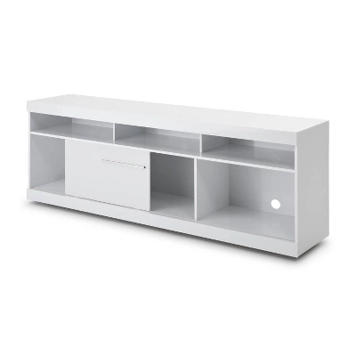 Modern TV Stand For TVs Up To 71" White - The Urban Port 3 Modern TV Stand For TVs Up To 71" White - The Urban Port - Image 3