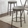 5pc Portland Counter Height Dining Set Gray - Steve Silver
