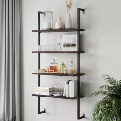73" Wood Ladder Bookshelf With Storage - Nathan James 7 73" Wood Ladder Bookshelf With Storage - Nathan James -Online Furniture Store GUEST c4ff93a3 9500 4021 a91c 742333efacc9
