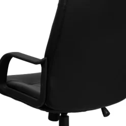 Emma And Oliver High Back Black Glove Vinyl Executive Swivel Office Chair With Arms -Online Furniture Store GUEST c715f061 7f39 456a b592 00eeb2ae7806