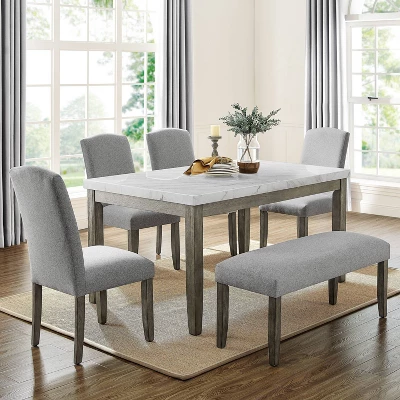 19" Set Of 2 Emily Side Chairs White/Gray - Steve Silver 5 19" Set Of 2 Emily Side Chairs White/Gray - Steve Silver - Image 5