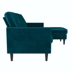 Winston Reversible Sofa Sectional Green Velvet - Mr. Kate -Online Furniture Store GUEST c8038900 e966 4472 9dd5 9584812bdab5