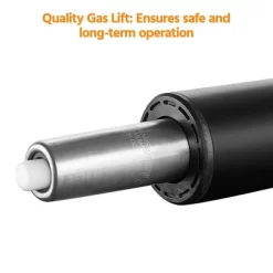 Yaheetech Faux Leather Mid Back Home Office Desk Chair With Chrome-plated Metal Base -Online Furniture Store GUEST c8200848 45fd 4be8 9dba b30fb72a6305