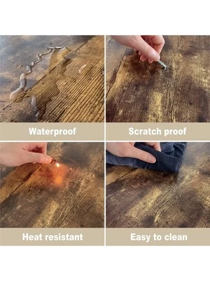 Year Color Industrial 2-Tier Nightstand With Drawer And Side Table For Small Spaces, Living Rooms, And Bedrooms 3 Year Color Industrial 2-Tier Nightstand With Drawer And Side Table For Small Spaces, Living Rooms, And Bedrooms - Image 3