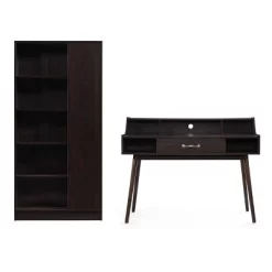 2pc Brenda Mid Century Home Office Set - Christopher Knight Home -Online Furniture Store GUEST c85f5065 9e30 4f59 9cc8 0d582fd7fb93