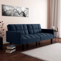 Holly Convertible Sofa Sleeper Futon With Arms - Room & Joy -Online Furniture Store GUEST c9afbbcb 20eb 4087 a302 23c388695dec
