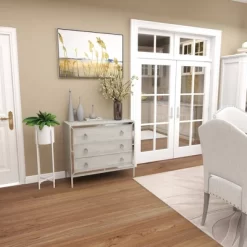 Glam Painted Wood And Mirror Chest White - Olivia & May -Online Furniture Store GUEST caa335e9 eef3 470f 906f 776957d66070