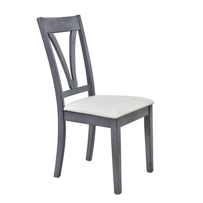 Mid-Century Wood 5-Piece Dining Table Set With 4 Upholstered Dining Chairs-ModernLuxe 10 Mid-Century Wood 5-Piece Dining Table Set With 4 Upholstered Dining Chairs-ModernLuxe - Image 10