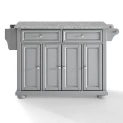 Alexandria Kitchen Island With Solid Granite Top Vintage Gray - Crosley -Online Furniture Store GUEST cbea4be7 e5c0 4cba 983f dbf9719fb1d9