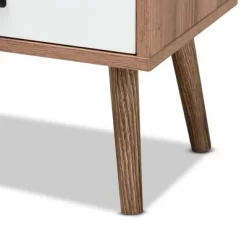 Hubbard Two-Tone Wood And Metal 1 Drawer Nightstand Natural Brown/Black/White - Baxton Studio 14 Hubbard Two-Tone Wood And Metal 1 Drawer Nightstand Natural Brown/Black/White - Baxton Studio -Online Furniture Store GUEST cc00ab6e ef88 4ef8 9412 82a98329dc34