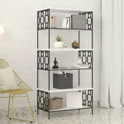 Ella 5 Shelf Bookcase - CosmoLiving By Cosmopolitan 1 Ella 5 Shelf Bookcase - CosmoLiving By Cosmopolitan