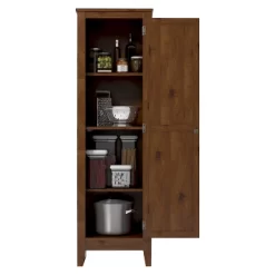 Hagar Single Door Storage Pantry Cabinet Pine - Room And Joy -Online Furniture Store GUEST ccbb2fcd a9a9 40d0 a3a8 8c3507e51dba