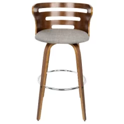 Set Of 2 Cosini Mid Century Modern Barstools With Swivel Gray - LumiSource -Online Furniture Store GUEST cea3250b d4b0 47e0 90ba 360fd1ac19d1