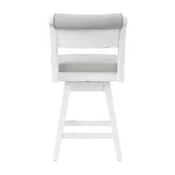 Clarion Wood And Upholstered Counter Height Swivel Stool Sea White - Hillsdale Furniture 13 Clarion Wood And Upholstered Counter Height Swivel Stool Sea White - Hillsdale Furniture -Online Furniture Store GUEST ceacf8fa ae78 4f2a 93fe e2830bb939fc