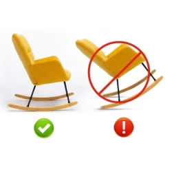 Epping Nursery Rocking Chair,Velvet Upholstered Glider Rocker Rocking Accent Chair,Wingback Rocking Chairs-Maison Boucle -Online Furniture Store GUEST ceaf456e 48bd 431c 990c 03ac33870e5b