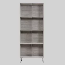 Chandelle 2pc Mid-Century Entertainment Center Set Gray Oak - Christopher Knight Home -Online Furniture Store GUEST cf151c19 486c 4a0b bc04 e2d4f69006ee