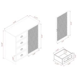 Connell Two-Tone Wood And Metal Sideboard Buffet Natural Brown/Black - Baxton Studio -Online Furniture Store GUEST cf7e2f1e 6c56 4ce4 8790 36b53fd09441