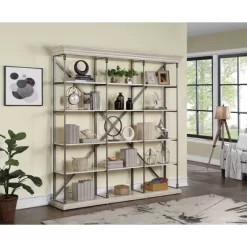 86.5" Corbin 2.0 Large Bookcase Brown - Treasure Trove Accents -Online Furniture Store GUEST d14ff407 80d2 40a1 9a7e c75c0fec2530