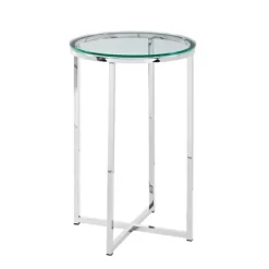 Vivian Glam X Leg Round Side Table - Saracina Home -Online Furniture Store GUEST d1955743 21af 4353 ac5d d84c0ff0a989