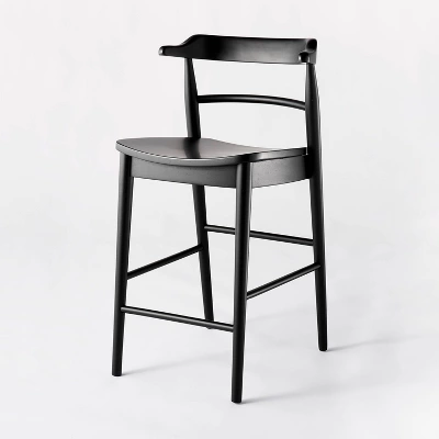 Kaysville Curved Back Wood Counter Height Barstool - Threshold™ Designed With Studio McGee 8 Kaysville Curved Back Wood Counter Height Barstool - Threshold™ Designed With Studio McGee - Image 8