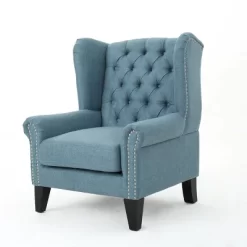 Laird Traditional Winged Accent Chair - Christopher Knight Home -Online Furniture Store GUEST d262fe90 1565 412e 8724 389bfc05d985
