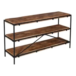 Raymond Rustic Console Natural Finish - Treasure Trove Accents -Online Furniture Store GUEST d3195247 38c2 4112 9c98 395689683a03