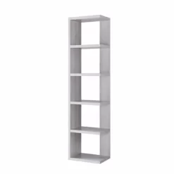 FC Design 71 Inch Tall Wooden Bookcase With Five Open Shelves Corner Display Storage Cabinet -Online Furniture Store GUEST d45ca520 ab2d 450a a425 099527b7ae38
