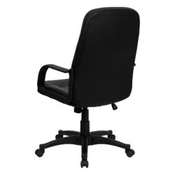 Emma And Oliver High Back Black Glove Vinyl Executive Swivel Office Chair With Arms -Online Furniture Store GUEST d58faca9 2860 4ea0 85a0 5ffa479faa6b
