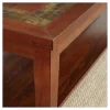 Davenport Chairside End Table Medium Cherry - Steve Silver