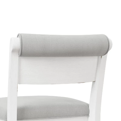 Clarion Wood And Upholstered Counter Height Swivel Stool Sea White - Hillsdale Furniture 9 Clarion Wood And Upholstered Counter Height Swivel Stool Sea White - Hillsdale Furniture - Image 9
