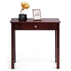 Costway Console Table With Drawer Entryway Hallway Accent Wooden Table Espresso -Online Furniture Store GUEST d6f5619e 52af 44ee 8291 ef87c1e71fb1