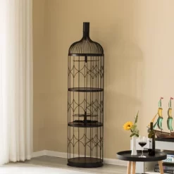 Vintiquewise Creative Bottle Shaped Black Wine Holder Rack Holder For Dining Room, Office, And Entryway 9 Vintiquewise Creative Bottle Shaped Black Wine Holder Rack Holder For Dining Room, Office, And Entryway -Online Furniture Store GUEST d7739228 6967 4aed 8238 5d440ede15e4