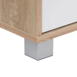 Hollywood Wood Grain TV Stand For TVs Up To 55" With Doors White And Brown - CorLiving -Online Furniture Store GUEST d8c22235 3748 488b a174 e8de3cde6697