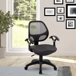 Midback Mesh Task Office Chair Black - Techni Mobili