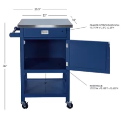Sydney Apartment Kitchen Cart - Linon -Online Furniture Store GUEST daa66c3d 231e 48e4 ace2 6c6f3e75dd37