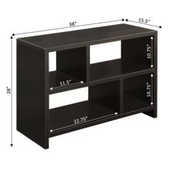 28" Northfield Console 3 Tier Bookcase - Breighton Home -Online Furniture Store GUEST dace05fa 92a1 4c87 98c0 2f8f0a59911b