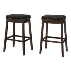 2pk 29" Upholstered Bar Height Nailhead Trim Barstools - EveryRoom -Online Furniture Store GUEST db41d3f4 9cd6 4aae bb3d 97fad54f8317