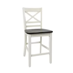 4pc Set With X Back Counter Height Barstools Brown/White - Benzara 6 4pc Set With X Back Counter Height Barstools Brown/White - Benzara -Online Furniture Store GUEST dbfdaca9 d2c9 45b0 b2ce 45c0650a8677