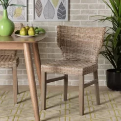 2pc Enver Rattan And Wood Dining Chair Set Natural/Brown - Bali & Pari 12 2pc Enver Rattan And Wood Dining Chair Set Natural/Brown - Bali & Pari -Online Furniture Store GUEST dc3e5fe3 1ca7 4782 9614 f91f43469440