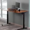 Stand Up Desk Store Electric Adjustable Height Standing Desk With Locking Casters And Furniture Feet