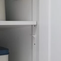 HOMCOM Rolling Kitchen Island On Wheels Utility Cart With Drop-Leaf And Rubber Wood Countertop, Storage Drawers, Door Cabinets, White -Online Furniture Store GUEST dce14744 19ef 4eff b432 c16ba7209ba3