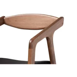 2pc Harland Faux Leather Upholstered And Wood Dining Chair Set - Baxton Studio 13 2pc Harland Faux Leather Upholstered And Wood Dining Chair Set - Baxton Studio -Online Furniture Store GUEST dd234472 1201 410c 8c63 a3719a79c8b9