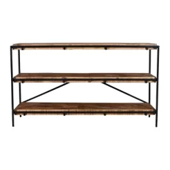 Raymond Rustic Console Natural Finish - Treasure Trove Accents