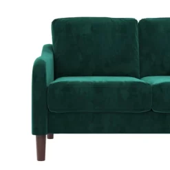 Penny 2 Seater Loveseat Sofa Green Velvet - Room & Joy -Online Furniture Store GUEST e0ac8293 f685 4db0 862d 1d740013de1d