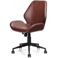 Office Home Leisure Chair Mid-Back Upholstered Swivel Height Adjustable Rolling -Online Furniture Store GUEST e0fa57e3 5058 42db 80dd baca3317a1c6